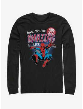 Marvel Spiderman Amazing Like Dad Long Sleeve T-Shirt, , hi-res