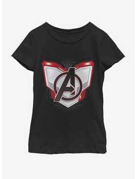 Marvel Avengers: Endgame Endgame Logo Armor Youth Girls T-Shirt, , hi-res