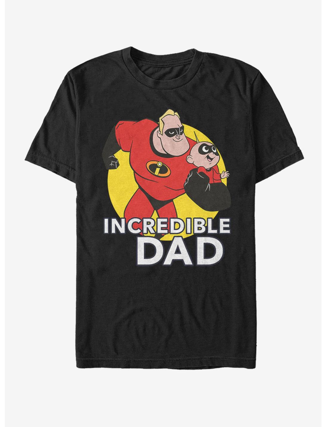 Disney Pixar Incredibles Best Father T-Shirt, BLACK, hi-res