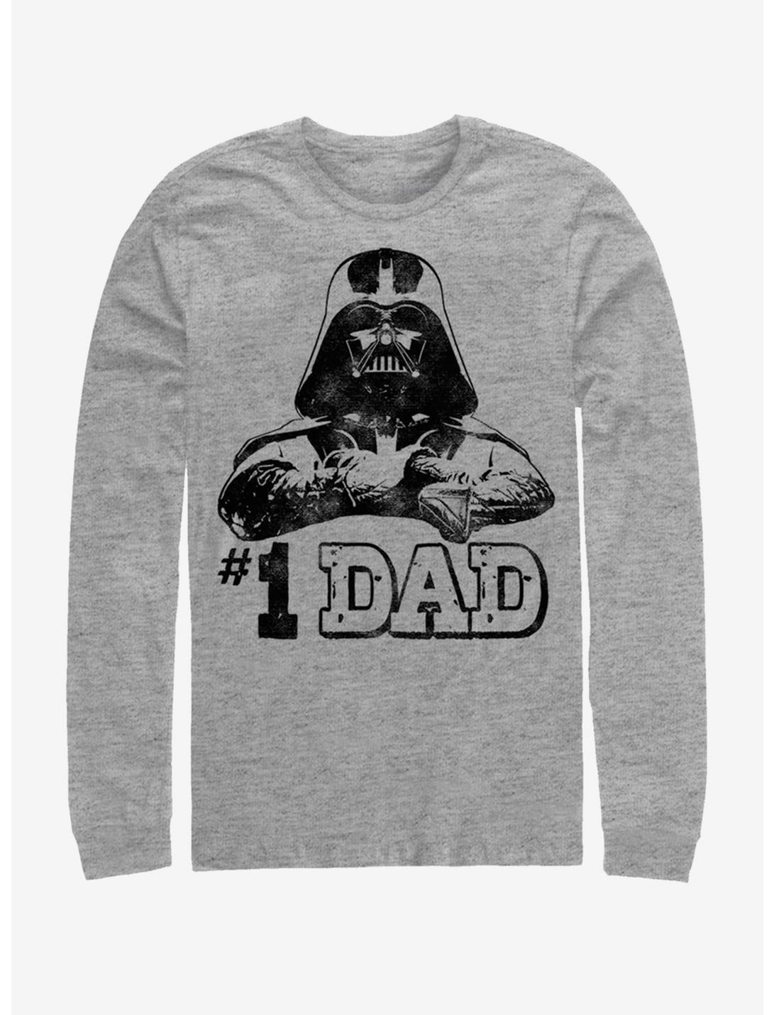 Star Wars Boss Dad Long Sleeve T-Shirt, ATH HTR, hi-res
