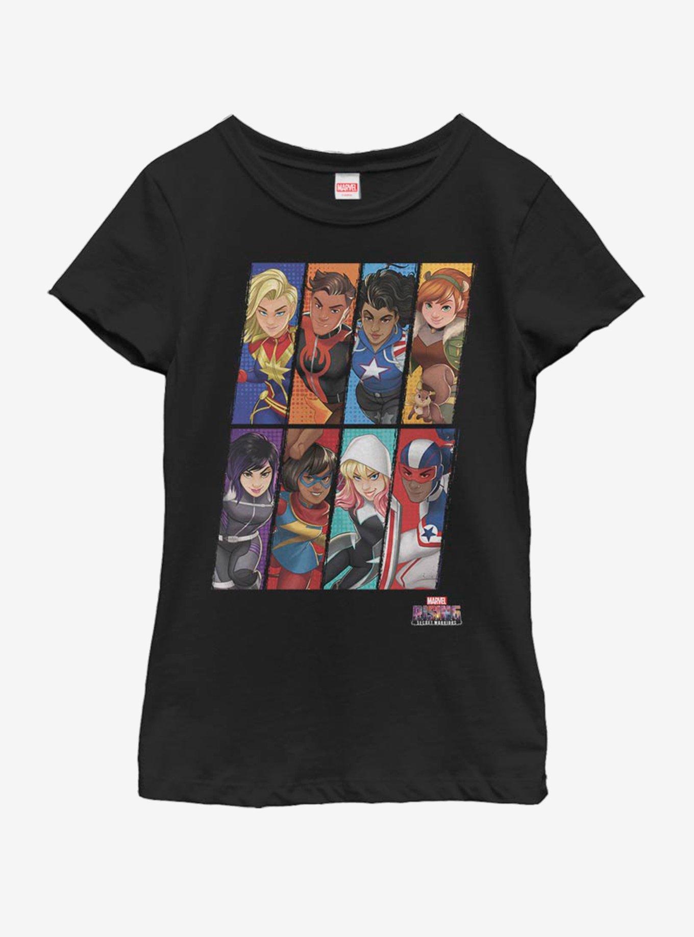 Marvel Box Shot Youth Girls T-Shirt, , hi-res