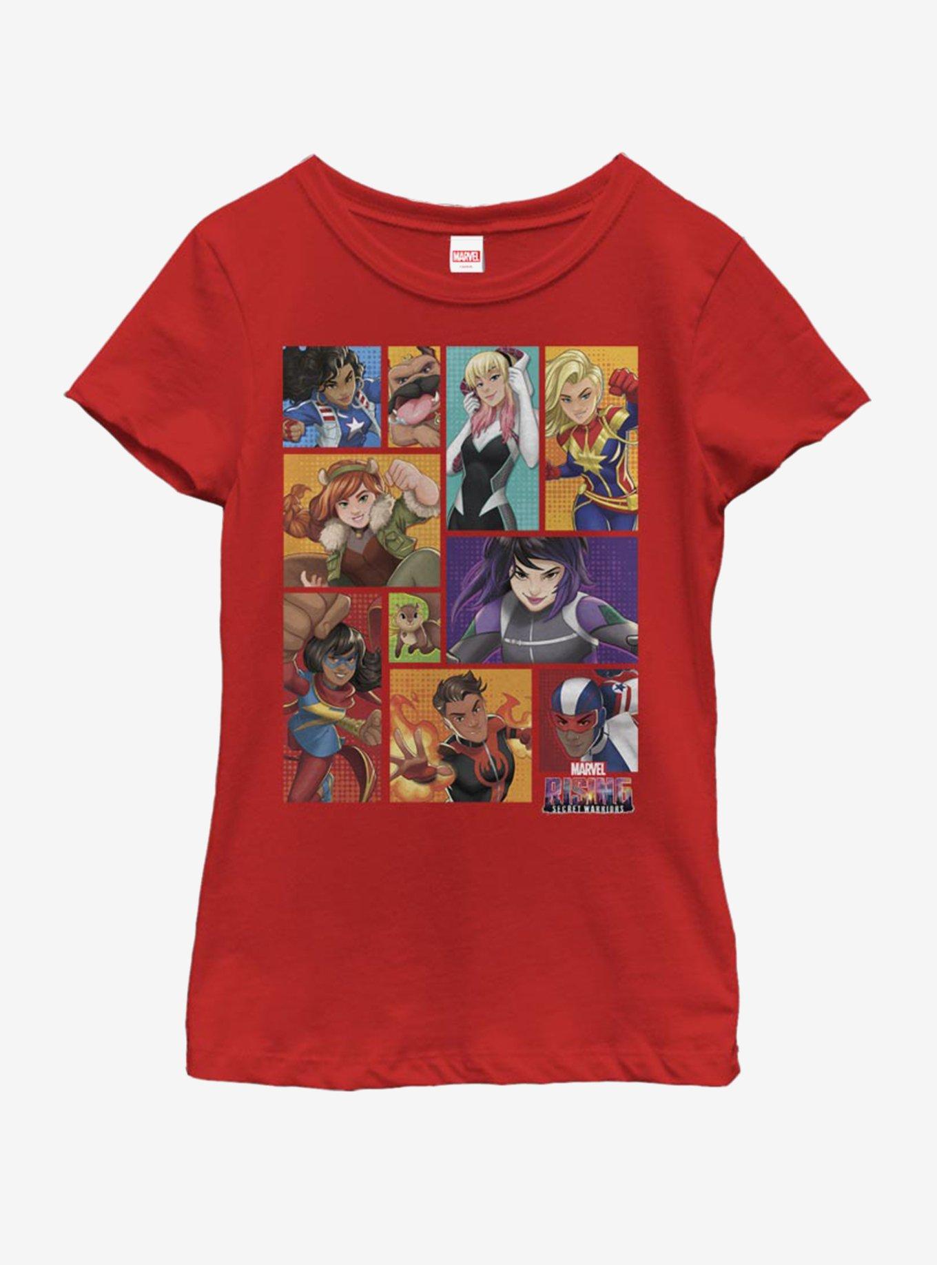 Marvel Group Blocks Youth Girls T-Shirt, , hi-res