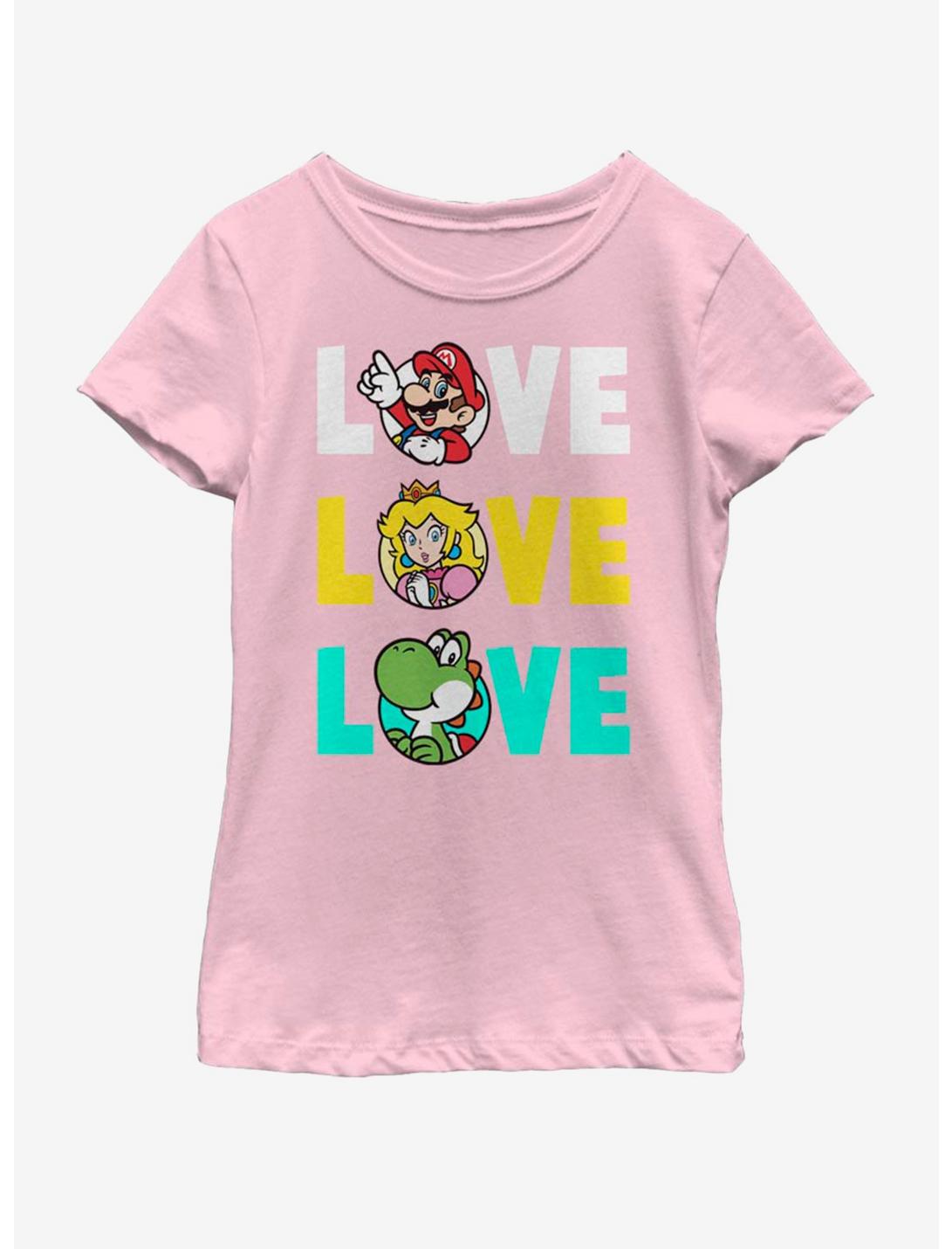 Nintendo Love Youth Girls T-Shirt, PINK, hi-res