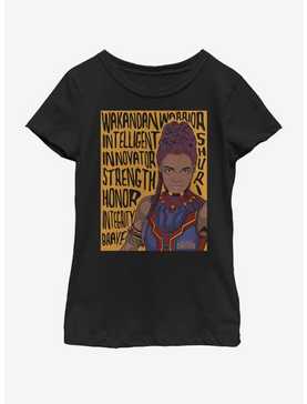 Marvel Black Panther Shuri Verbiage Youth Girls T-Shirt, , hi-res