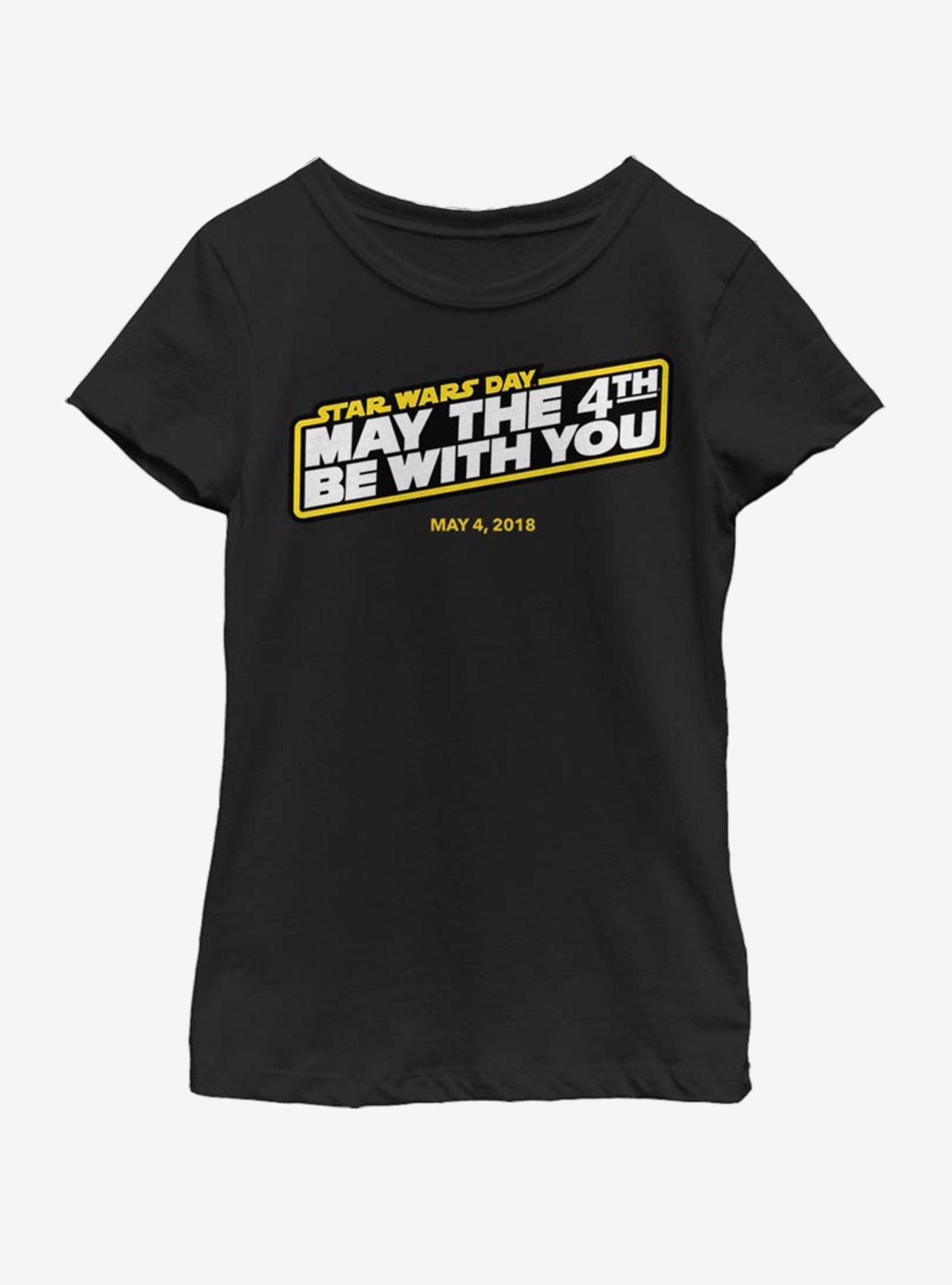 Star Wars May The Fourth 2018 Youth Girls T-Shirt, , hi-res