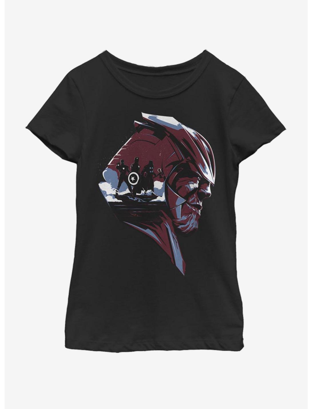Marvel Avengers: Endgame Thanos Avengers Youth Girls T-Shirt, BLACK, hi-res