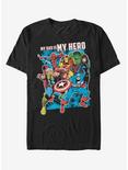 Marvel Hero Dad Heros T-Shirt, BLACK, hi-res