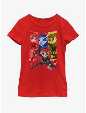 Marvel Black Widow Trio Youth Girls T-Shirt, , hi-res