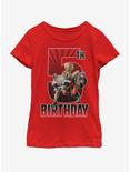 Marvel Guardians of the Galaxy Groot 5th Bday Youth Girls T-Shirt, RED, hi-res