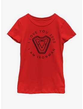 Marvel Avengers: Endgame Ironmans Heart Youth Girls T-Shirt, , hi-res