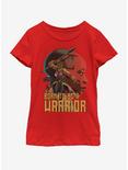 Marvel Black Panther Okoye Warrior Youth Girls T-Shirt, RED, hi-res