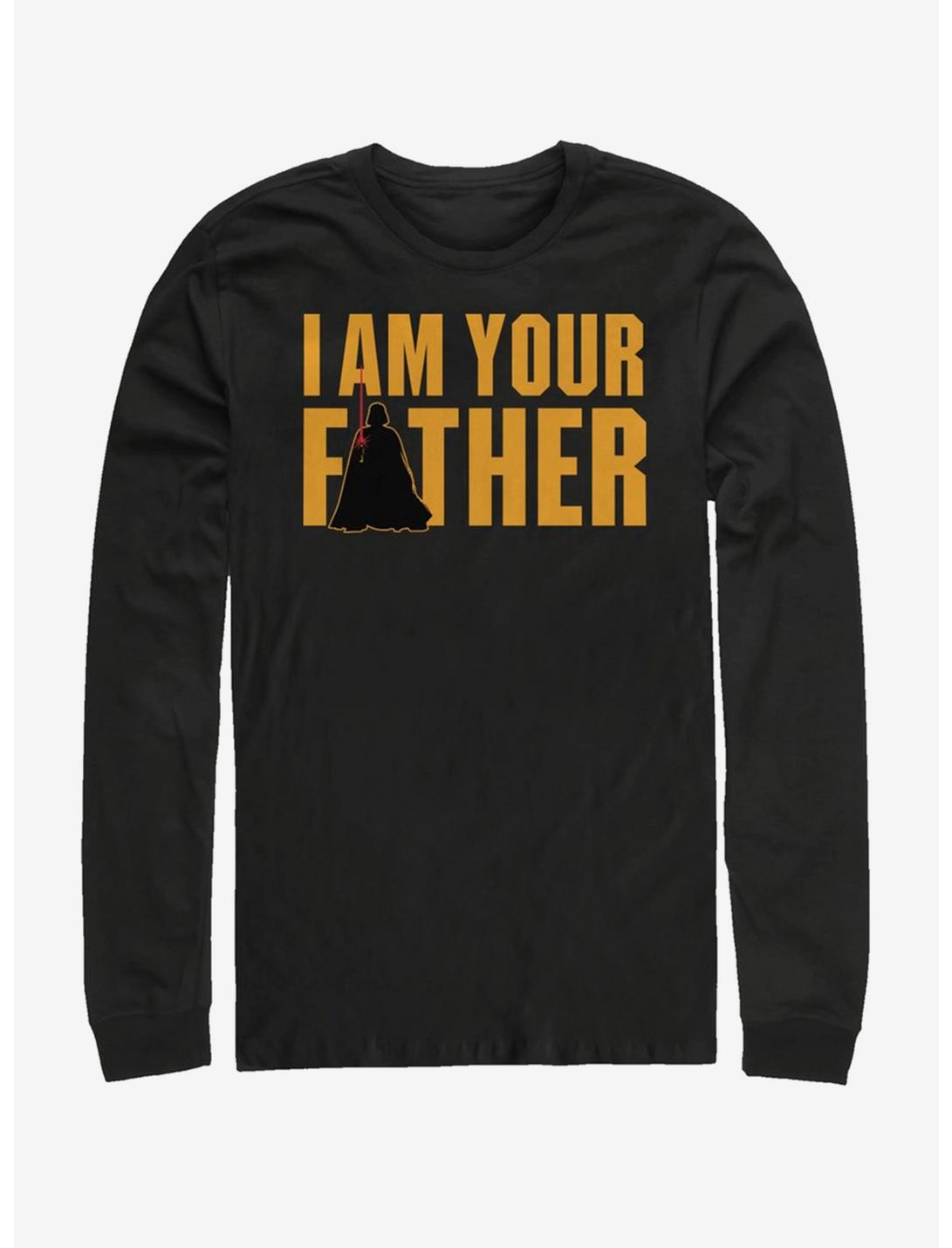 Star Wars Fathers Day Long Sleeve T-Shirt, BLACK, hi-res