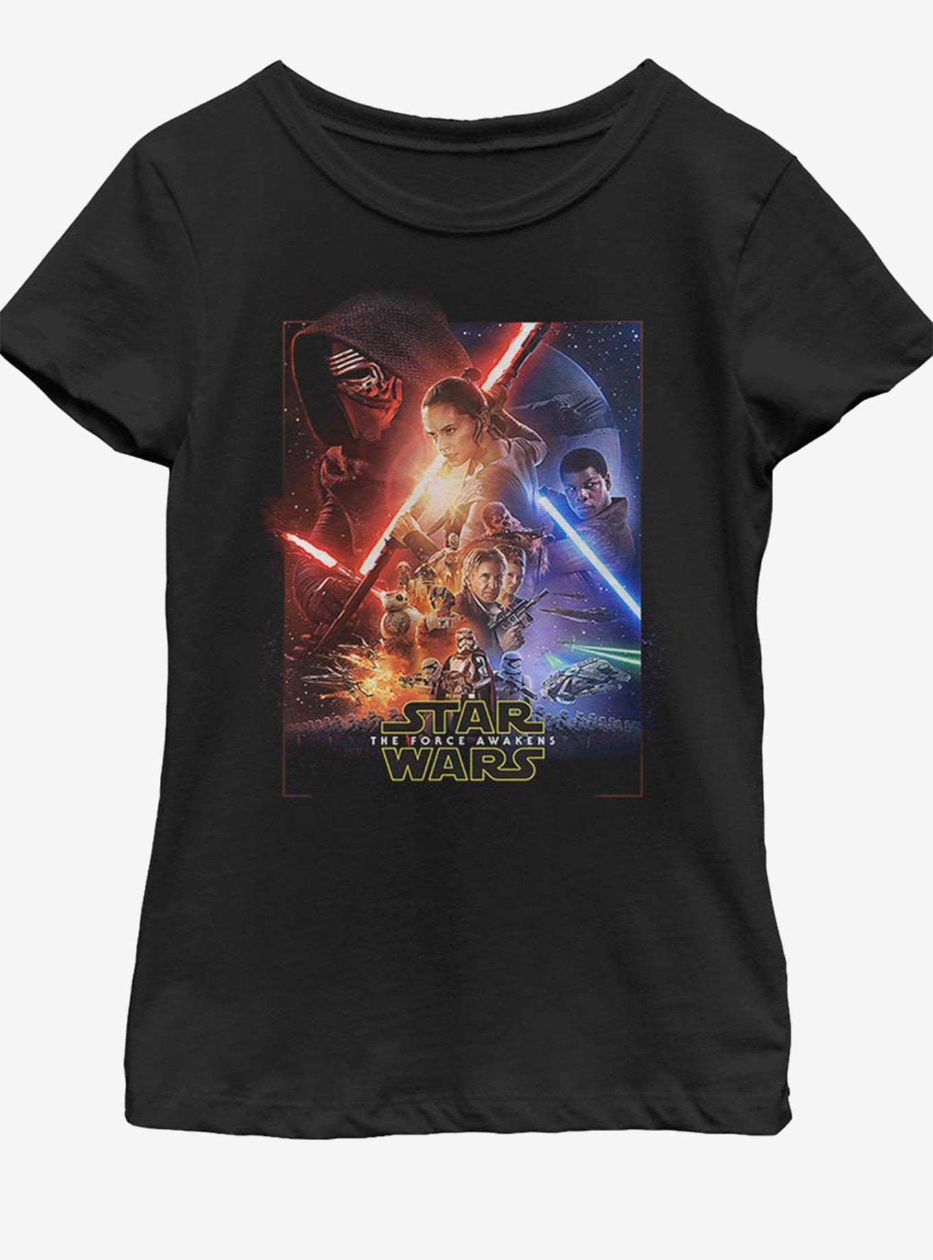 Star Wars Legit Poster Youth Girls T-Shirt, BLACK, hi-res