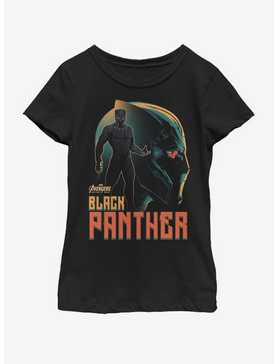 Marvel Black Panther King Wakanda Sil Youth Girls T-Shirt, , hi-res