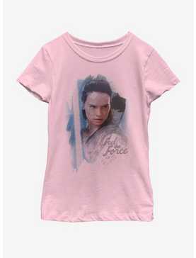 Star Wars Rey Paint Youth Girls T-Shirt, , hi-res