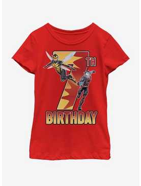 Marvel Antman Wasp Ant 7th Bday Youth Girls T-Shirt, , hi-res