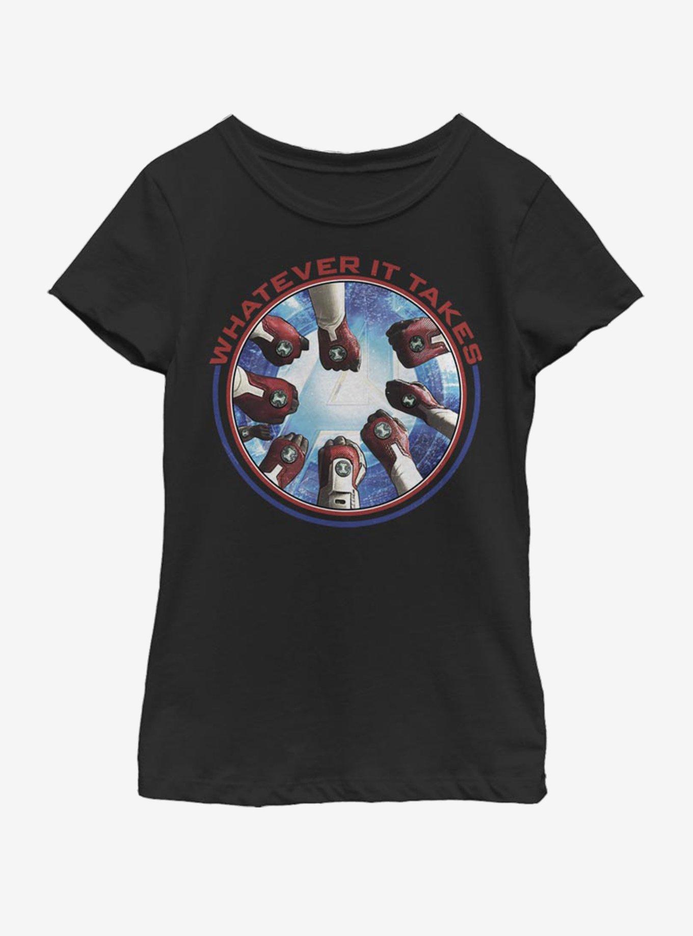 Marvel Avengers: Endgame Avengers Hands Youth Girls T-Shirt, , hi-res