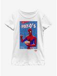 Marvel Spiderman Spidey Cereal Youth Girls T-Shirt, WHITE, hi-res