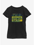 Nintendo Super Star Youth Girls T-Shirt, BLACK, hi-res