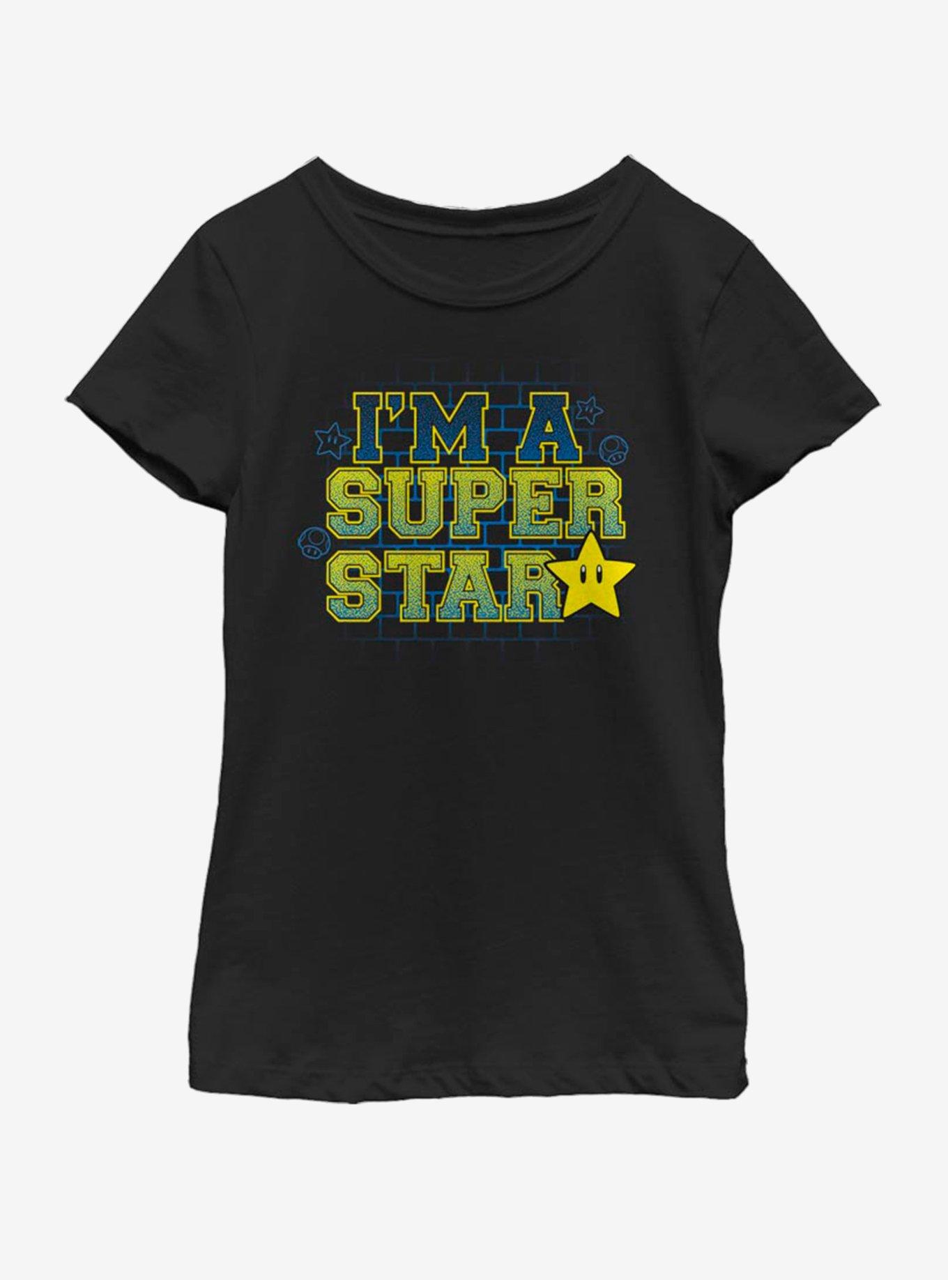 Nintendo Super Star Youth Girls T-Shirt, , hi-res