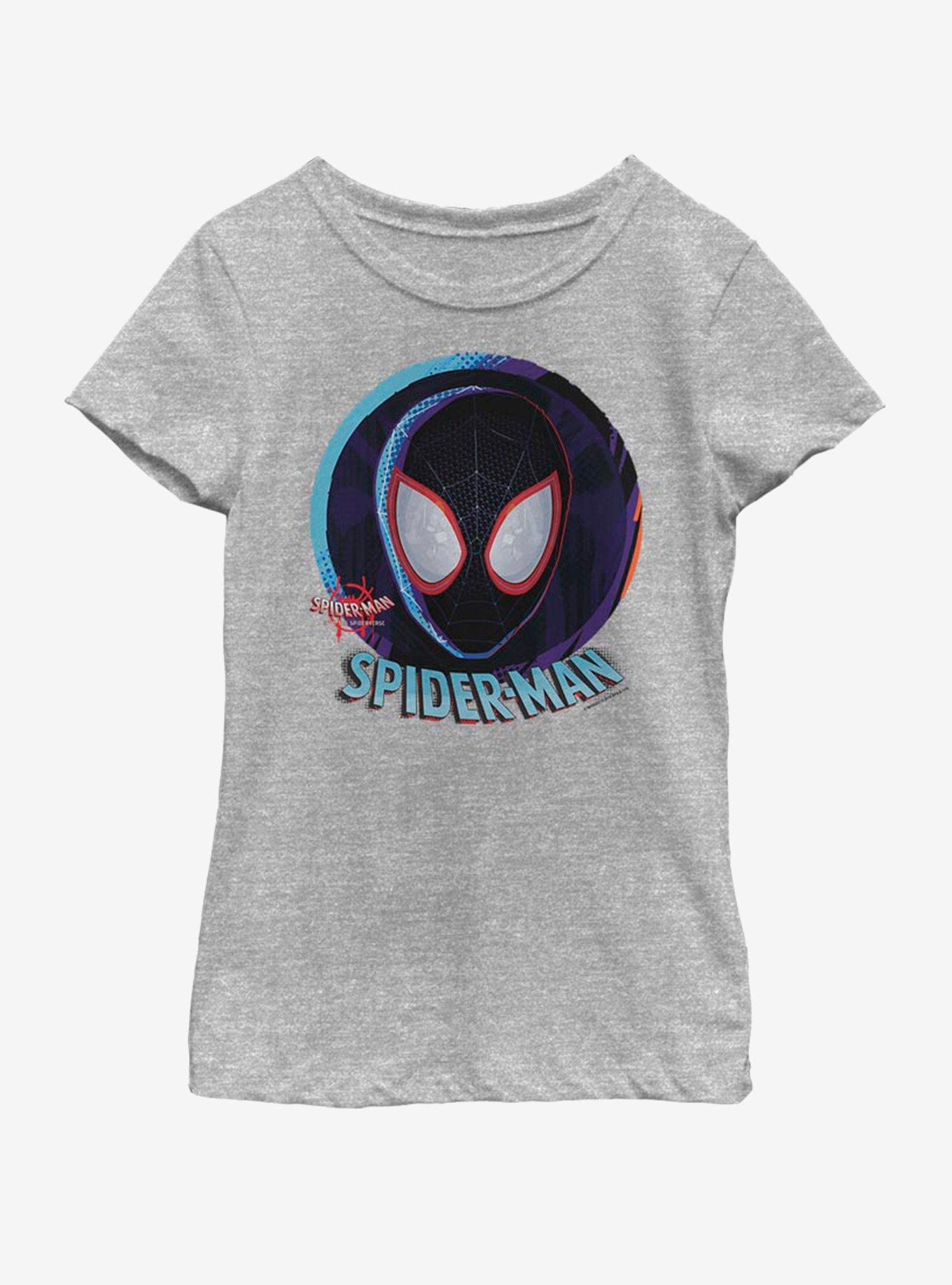 Marvel Spiderman Central Spider Youth Girls T-Shirt, ATH HTR, hi-res