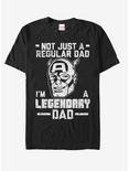Marvel Captain America Legendary Dad Man T-Shirt, BLACK, hi-res