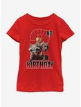 Marvel Guardians of the Galaxy Groot 2nd Bday Youth Girls T-Shirt, RED, hi-res