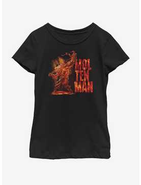 Marvel Spiderman Far From Home Molten Man Side Youth Girls T-Shirt, , hi-res