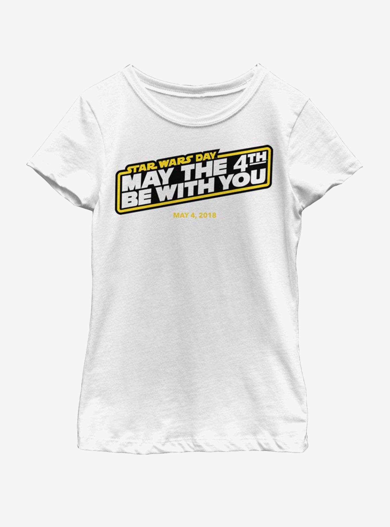 Star Wars May The Fourth 2018 Youth Girls T-Shirt, , hi-res