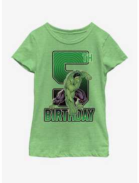 Marvel Hulk 5th Bday Youth Girls T-Shirt, , hi-res
