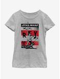 Star Wars Raised Mod Youth Girls T-Shirt, ATH HTR, hi-res