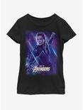 Marvel Avengers: Endgame Space Widow Youth Girls T-Shirt, BLACK, hi-res