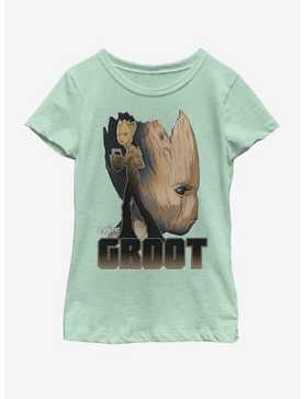 Marvel Guardians of the Galaxy Groot Sil Youth Girls T-Shirt, , hi-res