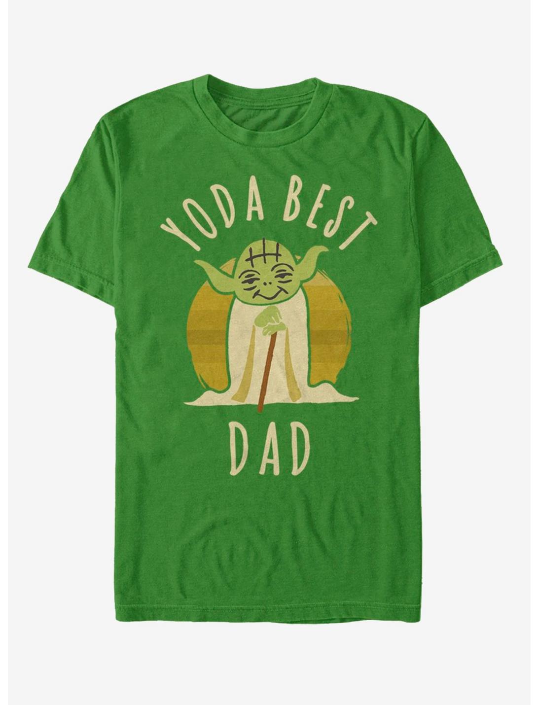 Star Wars Best Dad Yoda Says T-Shirt, KELLY, hi-res