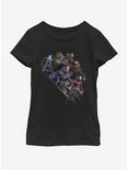 Marvel Avengers: Endgame Avengers Assemble Youth Girls T-Shirt, BLACK, hi-res