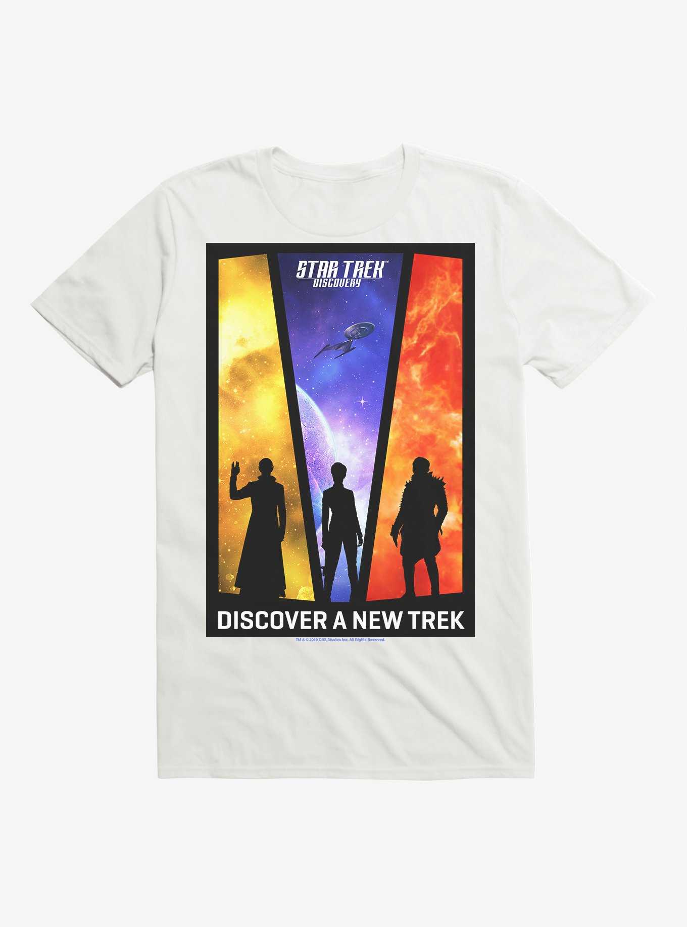 Star Trek Discovery: Discover A New Trek Poster T-Shirt, , hi-res