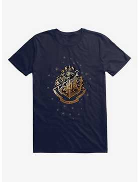 Harry Potter Hogwarts Gold Logo T-Shirt, , hi-res