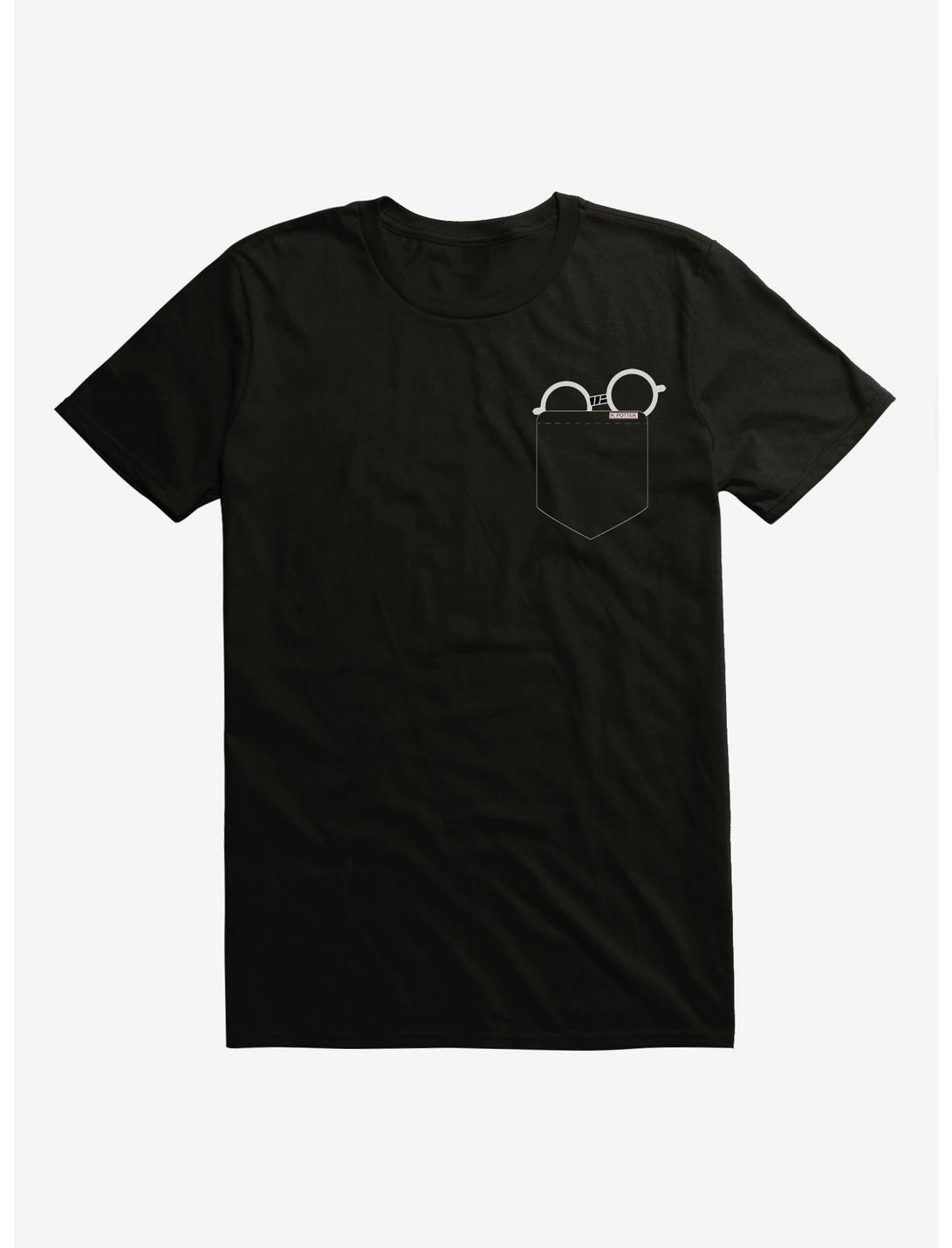 Harry Potter Faux Pocket Glasses T-Shirt, BLACK, hi-res