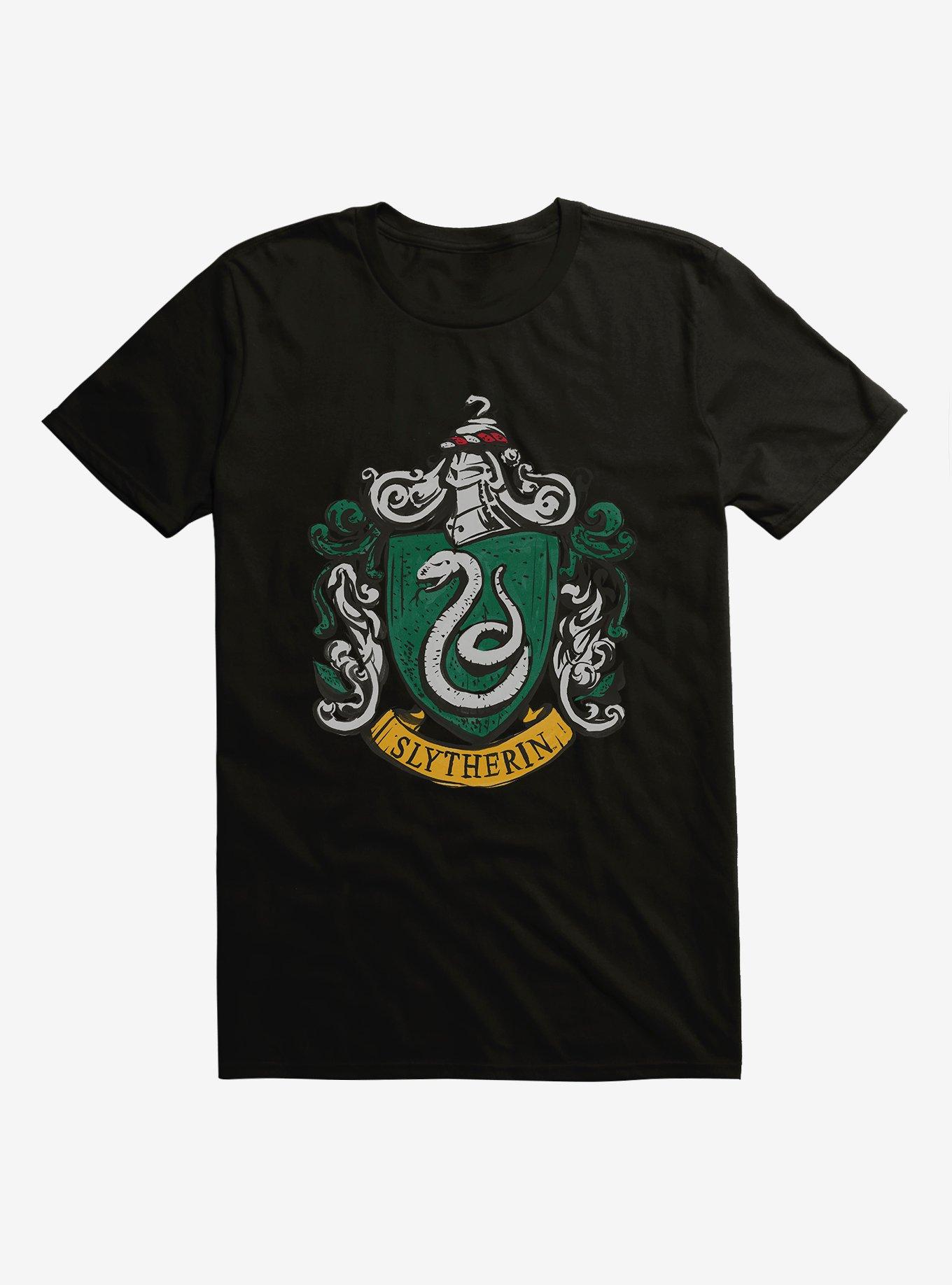 Harry Potter Slytherin Serpents Badge T-Shirt, BLACK, hi-res
