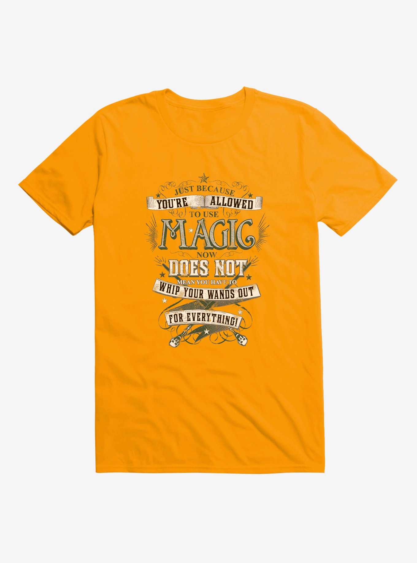 Harry Potter Wands Out Quote T-Shirt, , hi-res
