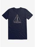 Harry Potter The Deathly Hallows Symbol T-Shirt, NAVY, hi-res