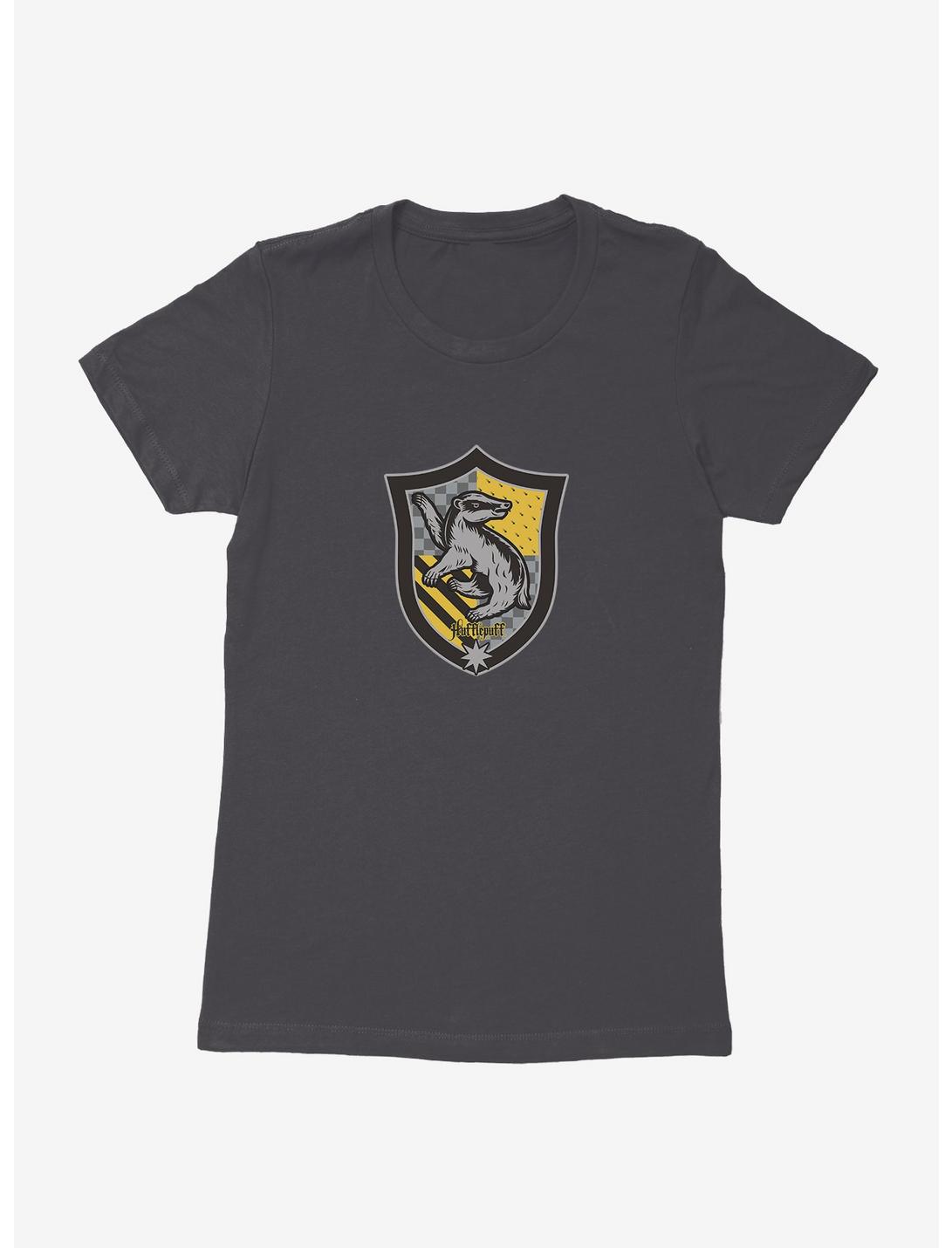 Harry Potter Hufflepuff Multiprint Shield Womens T-Shirt, HEAVY METAL, hi-res