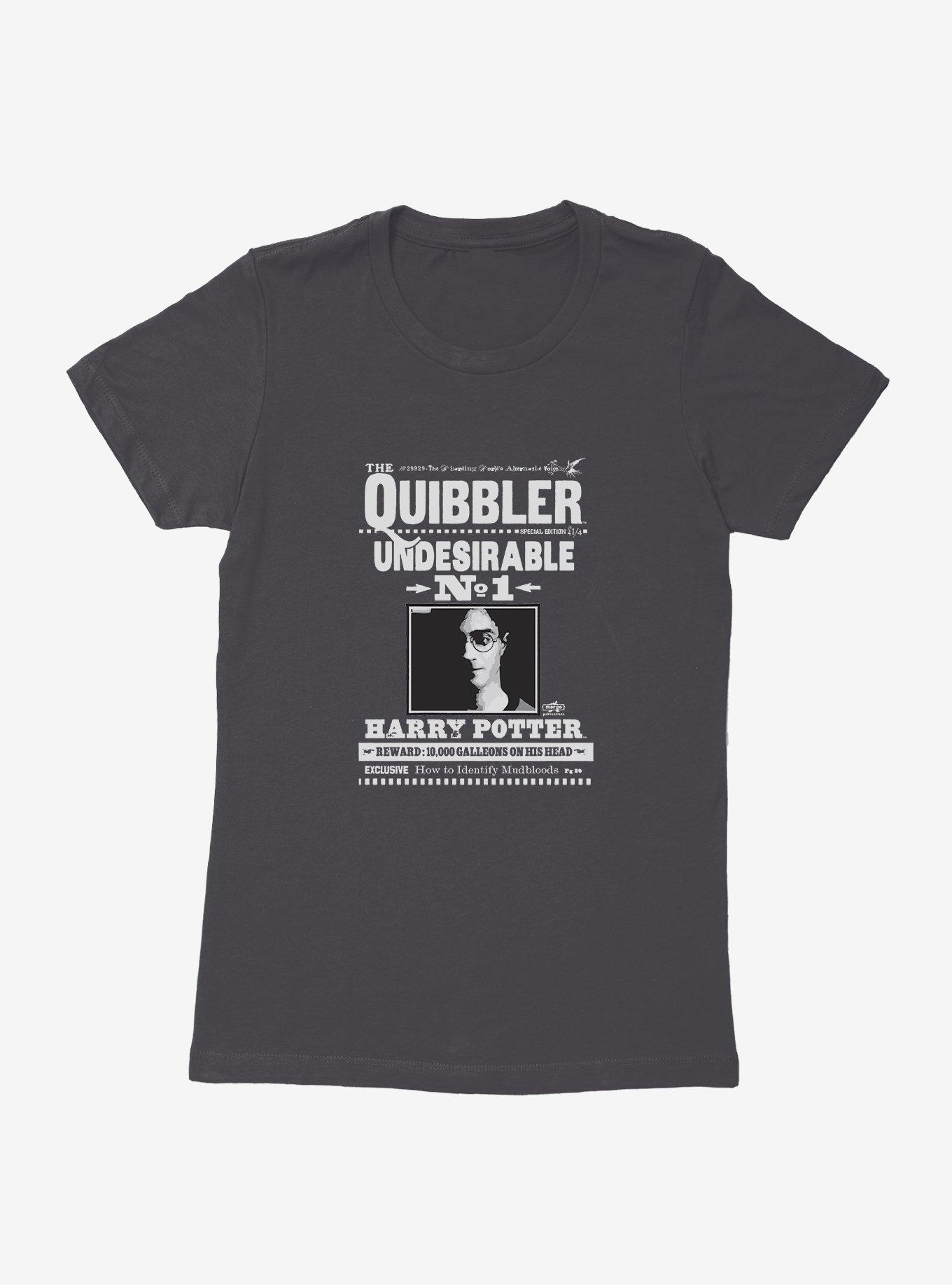 Harry Potter Quibbler Undesirable No 1 Womens T-Shirt, HEAVY METAL, hi-res