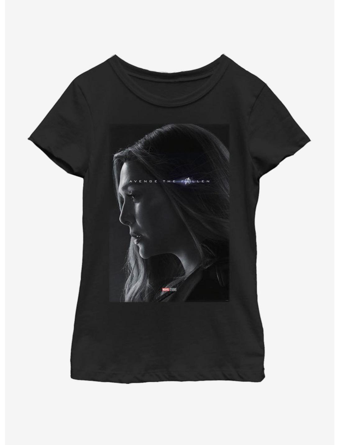 Marvel Avengers: Endgame Scarlett Witch Youth Girls T-Shirt, BLACK, hi-res