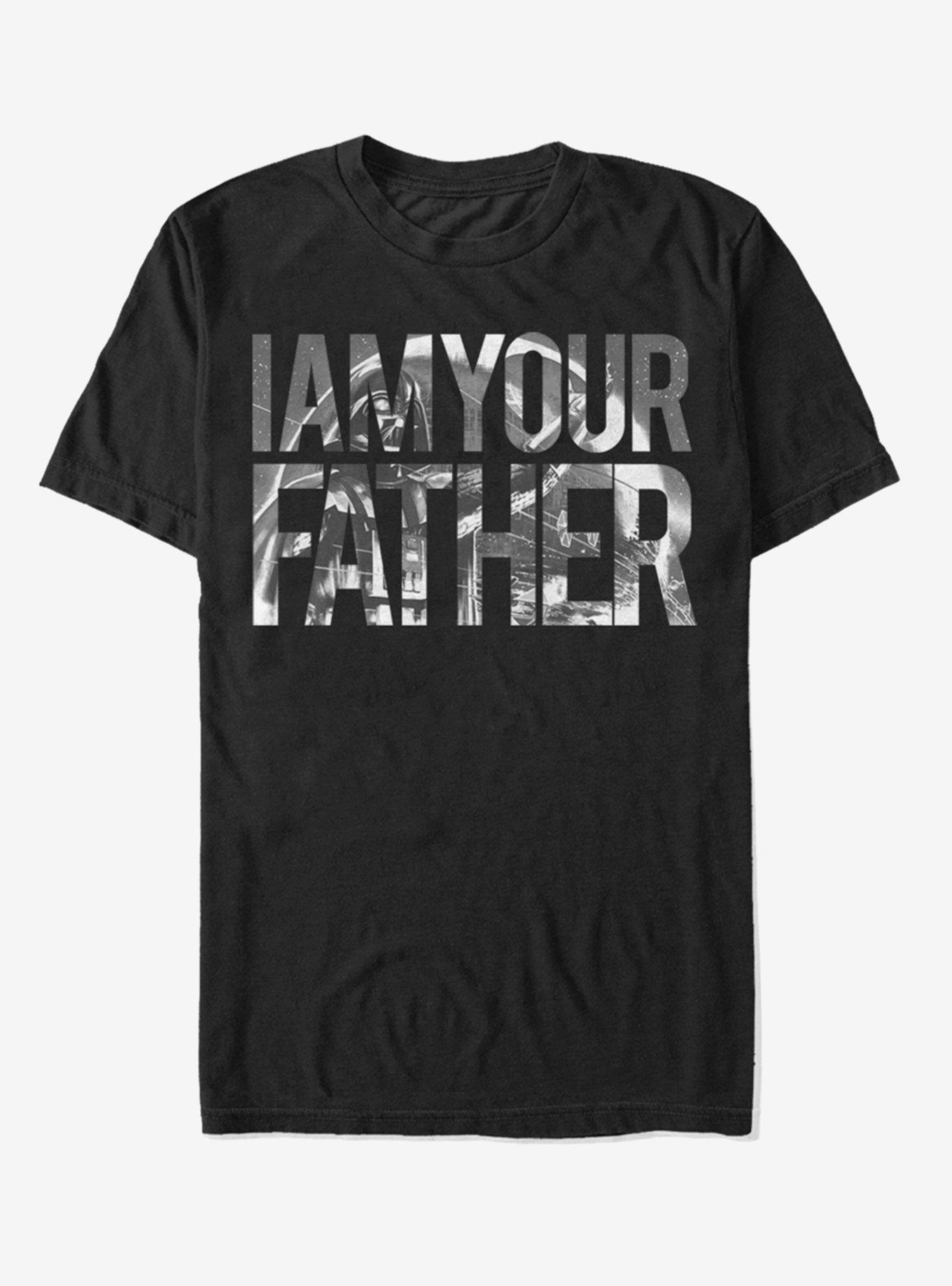 Black Star Wars Father Time T-Shirt | BoxLunch - BLACK | BoxLunch