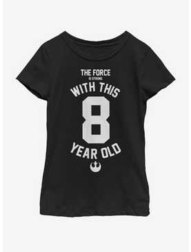 Star Wars Force Sensitive Eight Youth Girls T-Shirt, , hi-res