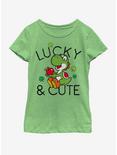 Nintendo Lucky And Cute Yoshi Youth Girls T-Shirt, GRN APPLE, hi-res