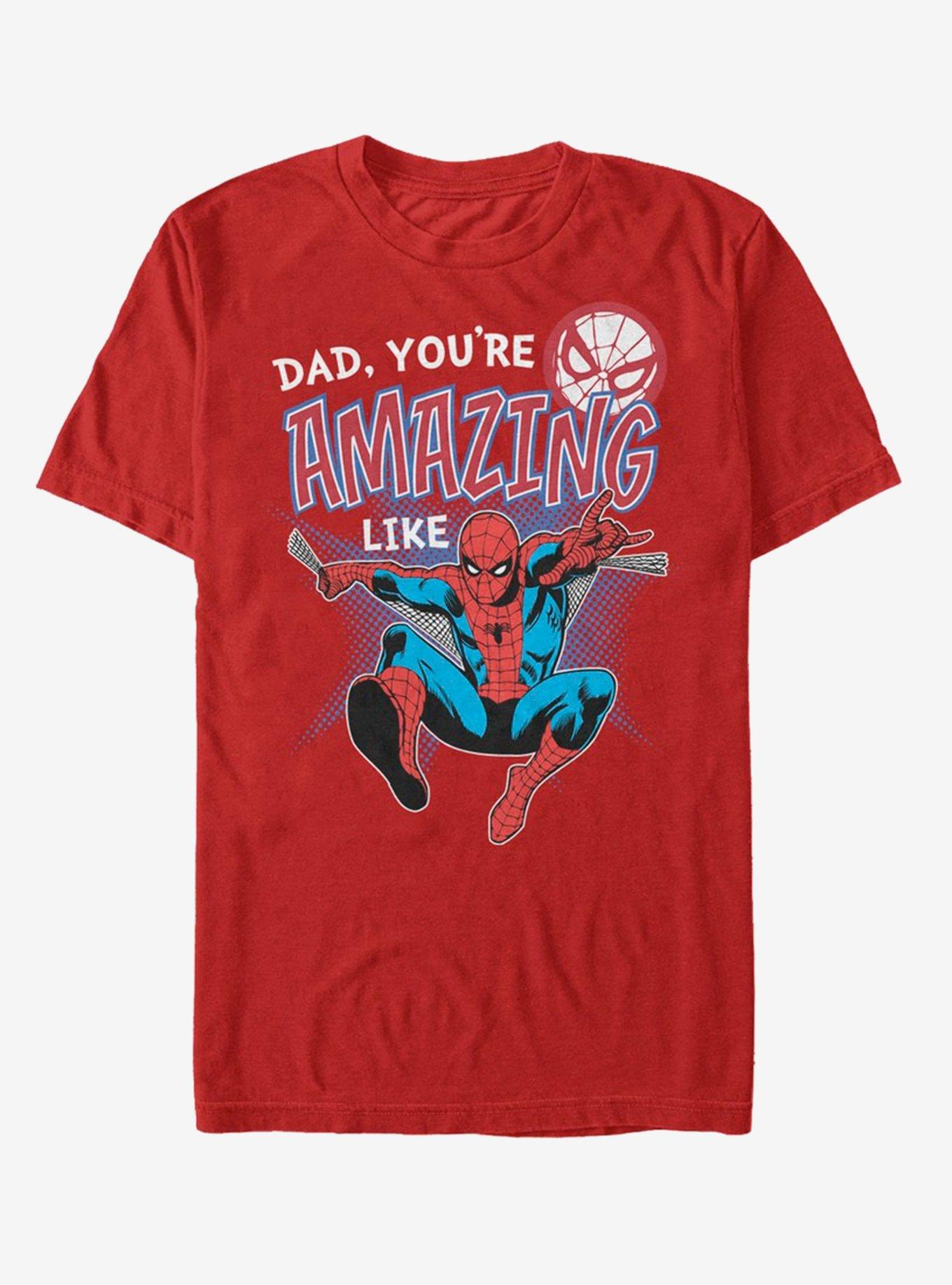 Marvel Spiderman Amazing Like Dad T-Shirt, , hi-res