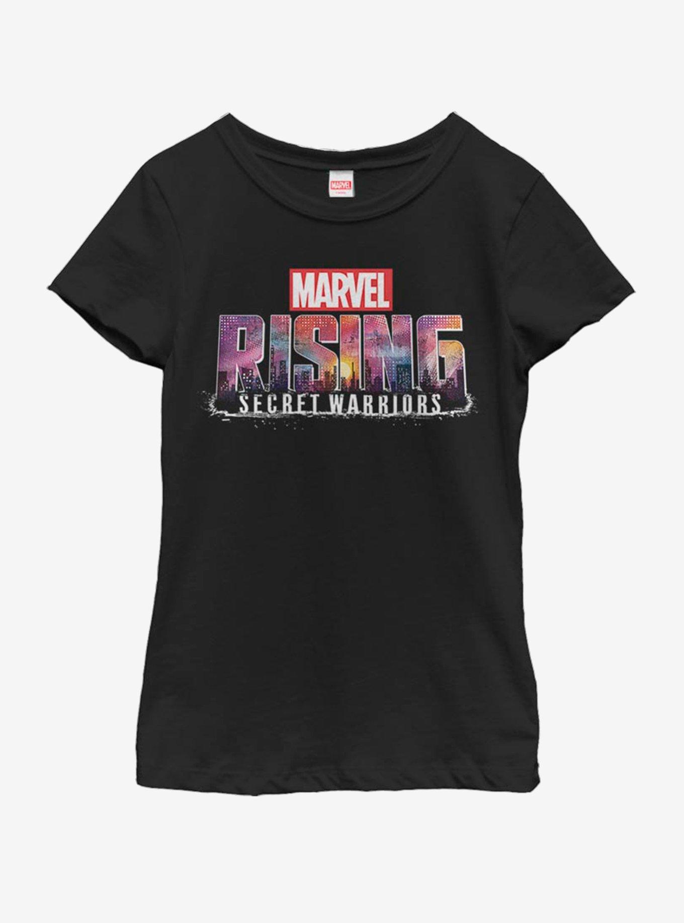 Marvel Secret Wars Logo Youth Girls T-Shirt, , hi-res