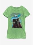 Marvel Spiderman Far From Home Mysterio Stance Youth Girls T-Shirt, GRN APPLE, hi-res